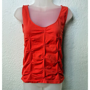 P Luca Womens Orange Tank Size M/L Comfortable Stretch Beachy Travel Festival